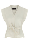 chasuble denim vest
