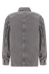 workwear medium-weight denim overshirt dyed in garment