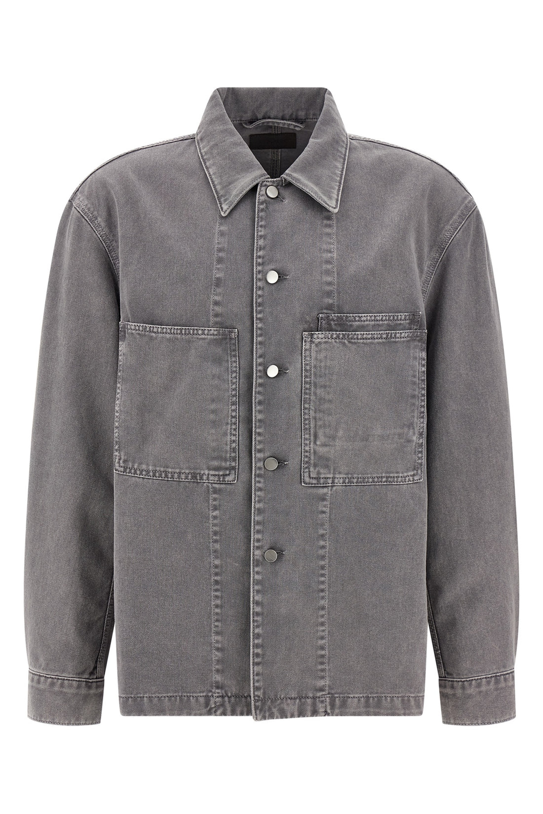 LEMAIRE 46 workwear medium-weight denim overshirt dyed in garment
