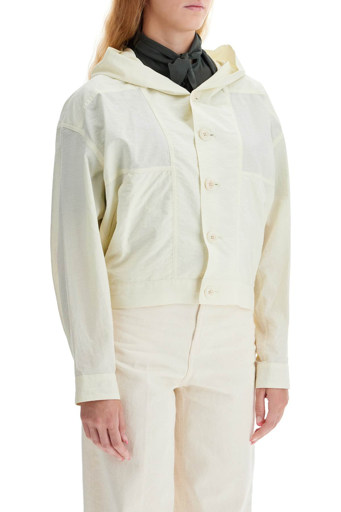 short hooded blouson