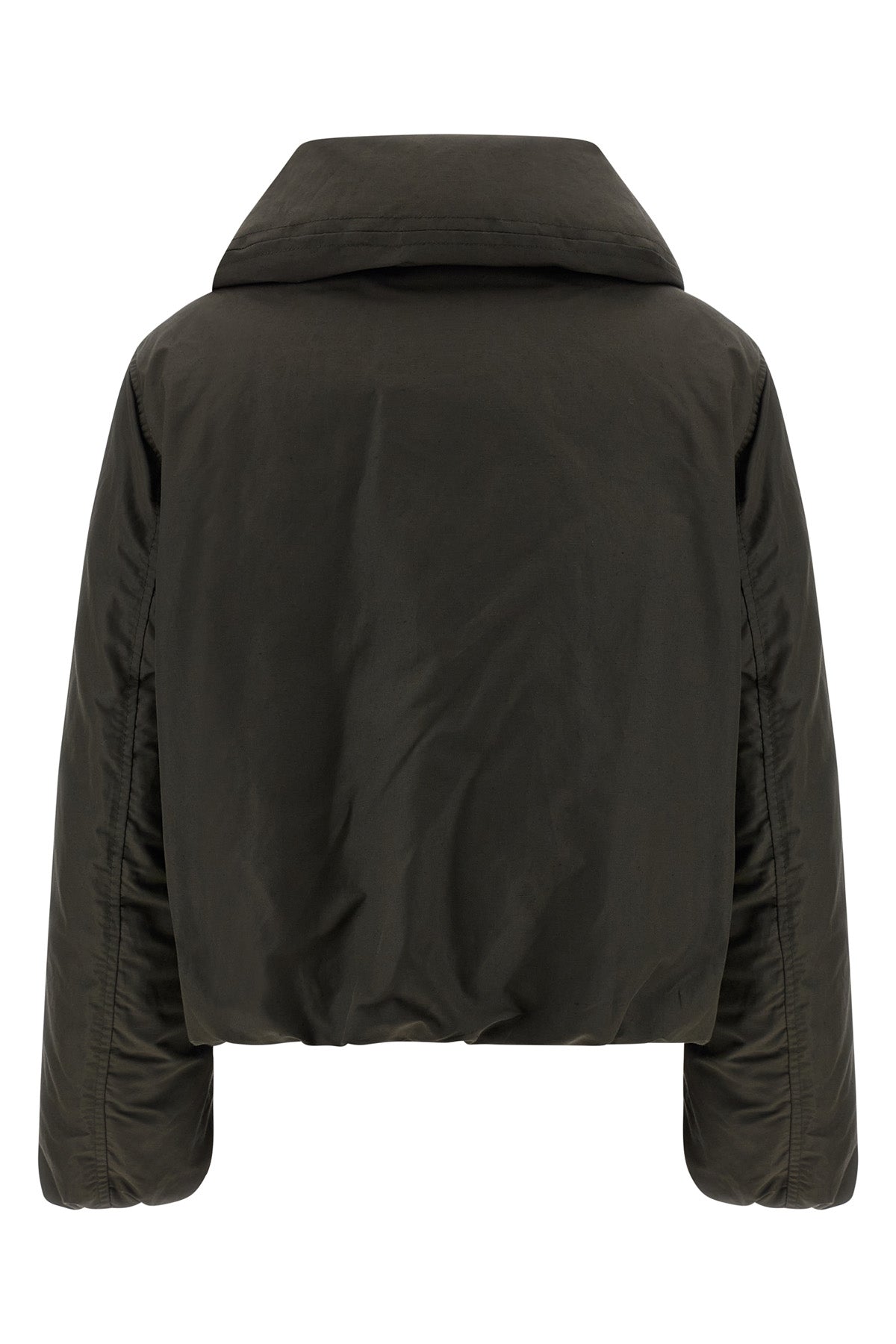 linen and cotton blend down jacket