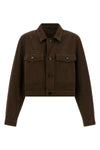 garment-dyed broken twill blouson
