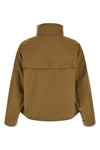 short rain parka in lightweight technical cotton water-repellent fan®