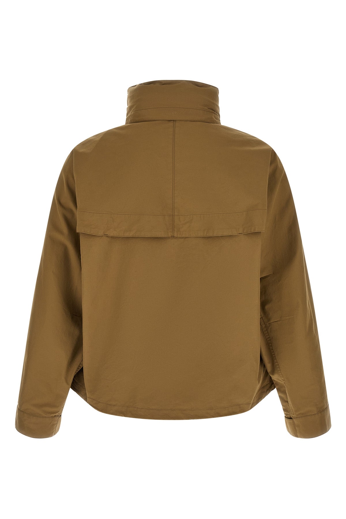 short rain parka in lightweight technical cotton water-repellent fan®