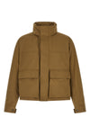 short rain parka in lightweight technical cotton water-repellent fan®