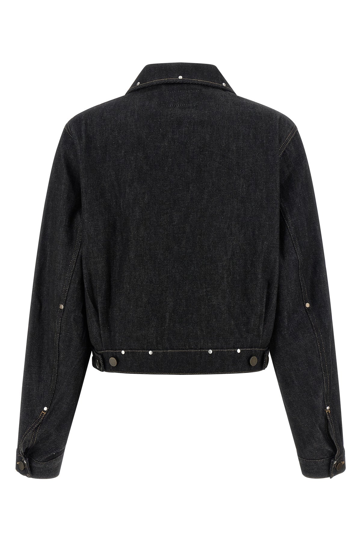 heavy denim blouson