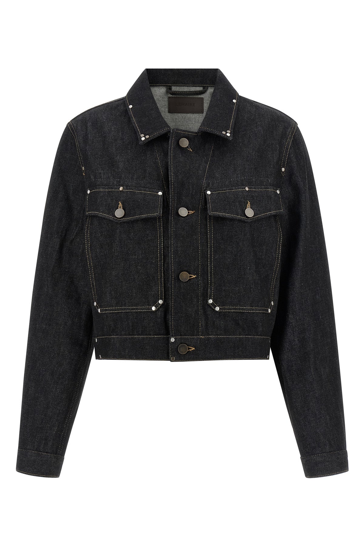 heavy denim blouson