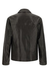 the lemaire single-breasted lambskin jacket