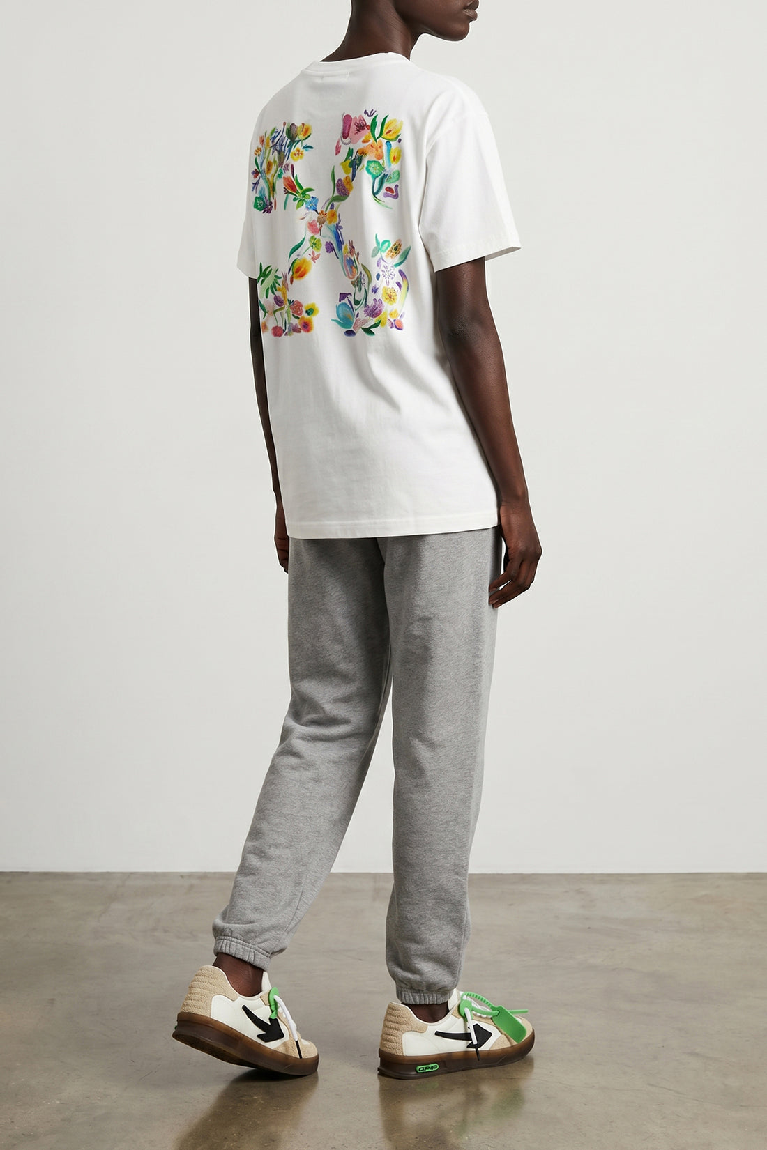OFF-WHITE XS cotton jersey t-shirt