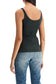 stretch cotton tank top for women