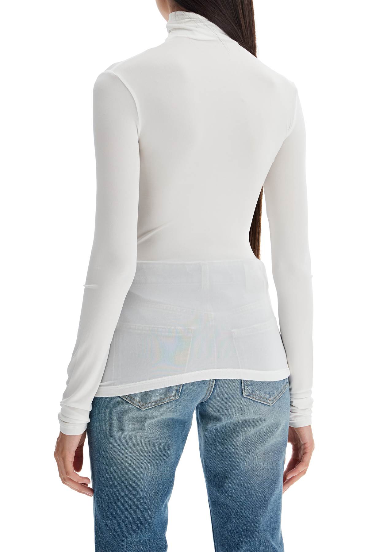 second skin long sleeve turtleneck top