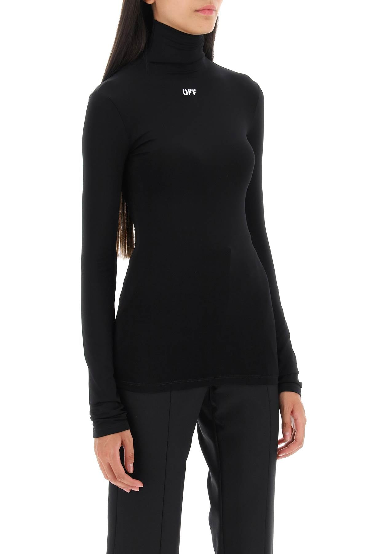 second skin long sleeve turtleneck top