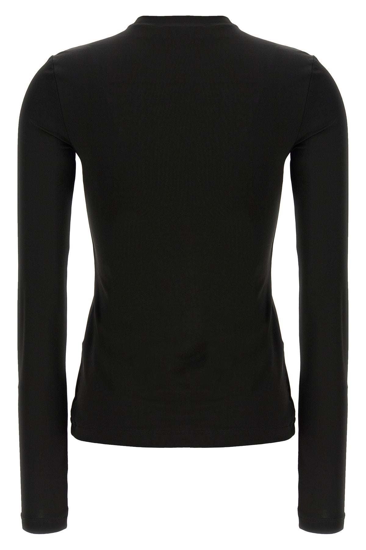 second skin style stretch tech fabric sweater