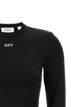 second skin style stretch tech fabric sweater