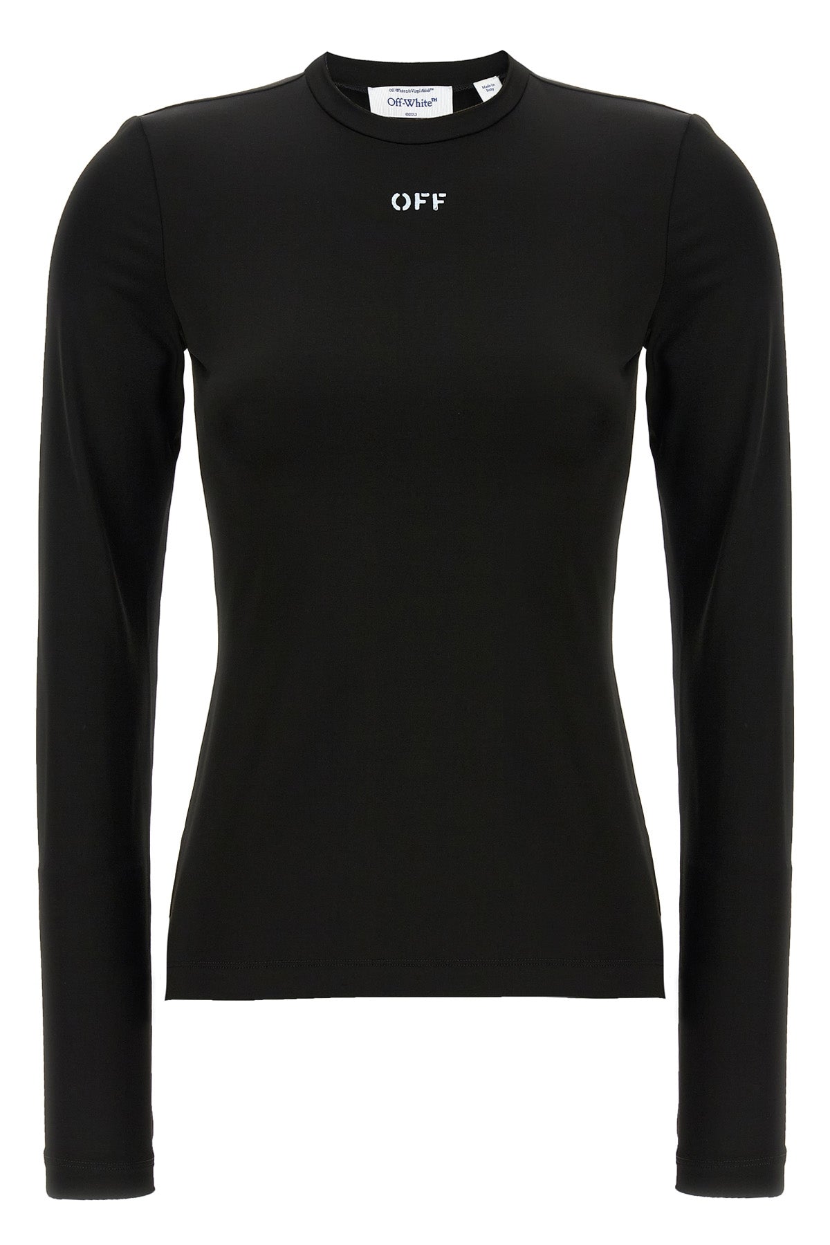 second skin style stretch tech fabric sweater