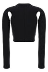 sleek stretch fabric top