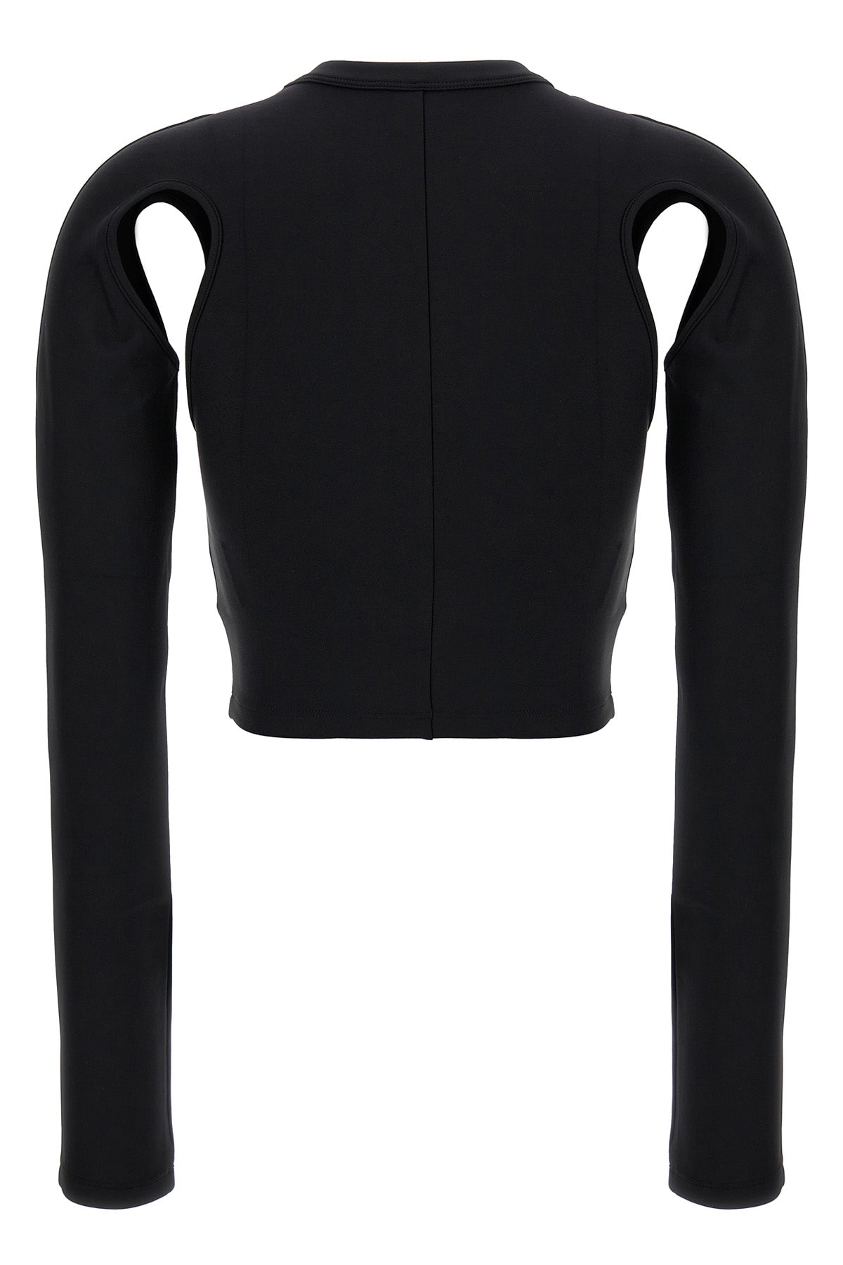 sleek stretch fabric top