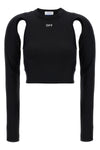 sleek stretch fabric top