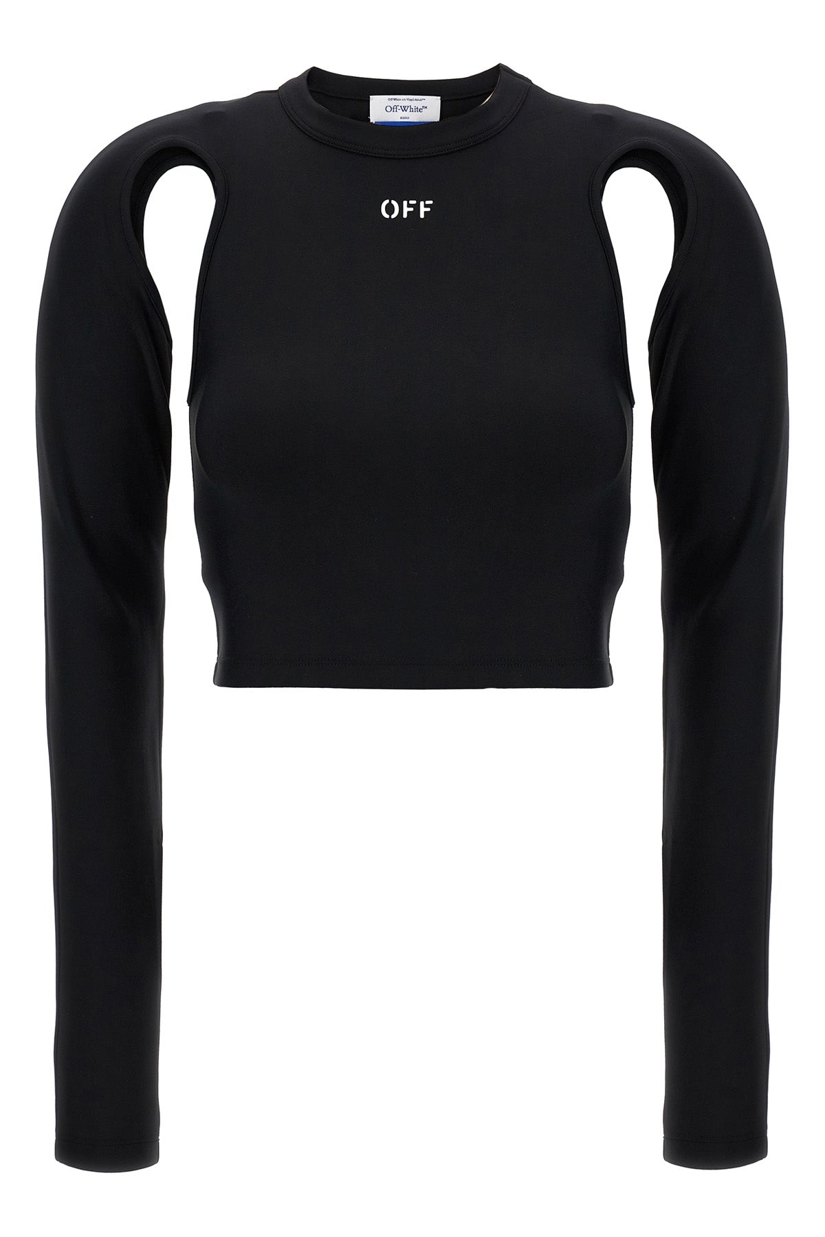 sleek stretch fabric top