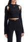 "cropped top with cut out detail