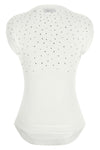 ribbed stretch viscose jersey top