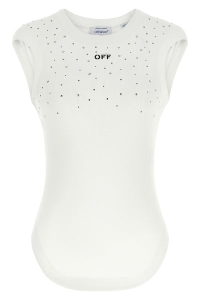 ribbed stretch viscose jersey top