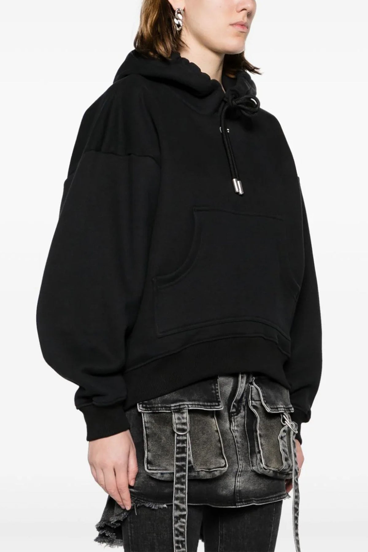 off stamp cotton hoodie