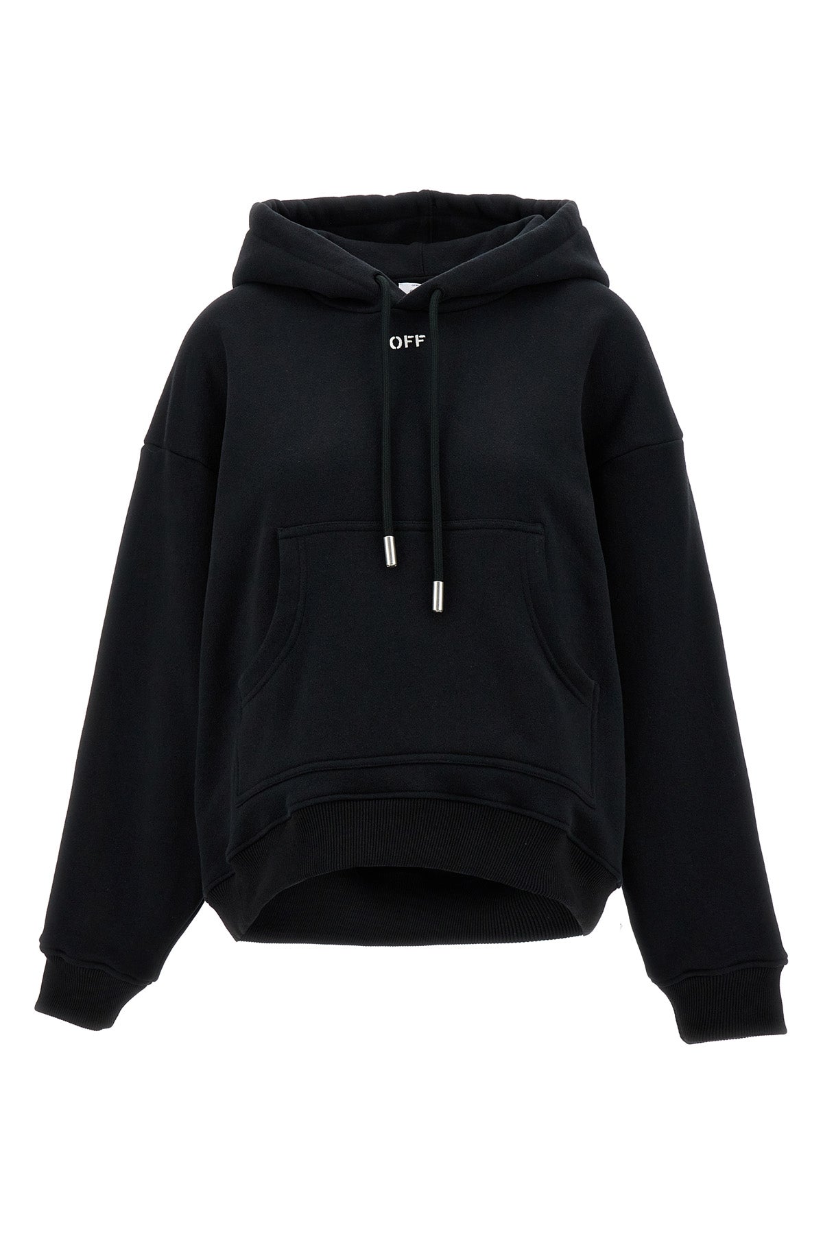 off stamp cotton hoodie