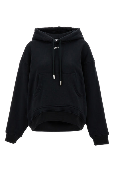 off stamp cotton hoodie