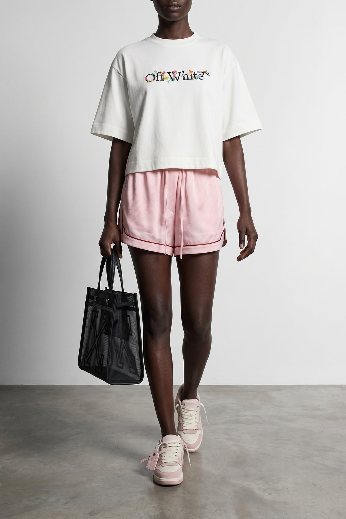 jacquard satin pajama shorts in jacquard satin