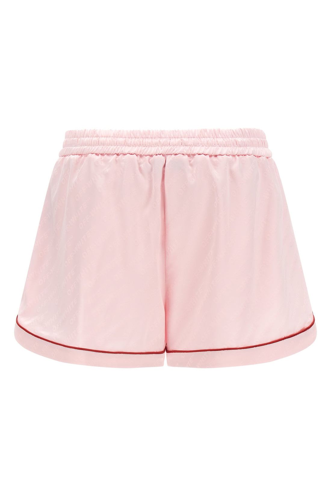 OFF-WHITE 38 jacquard satin pajama shorts in jacquard satin