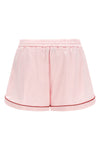 jacquard satin pajama shorts in jacquard satin