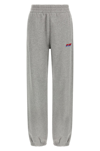 mélange gauze cotton joggers