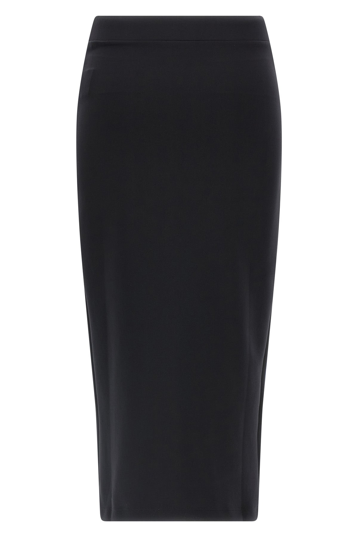 midi skirt in stretch technical fabric