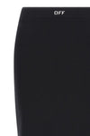 midi skirt in stretch technical fabric