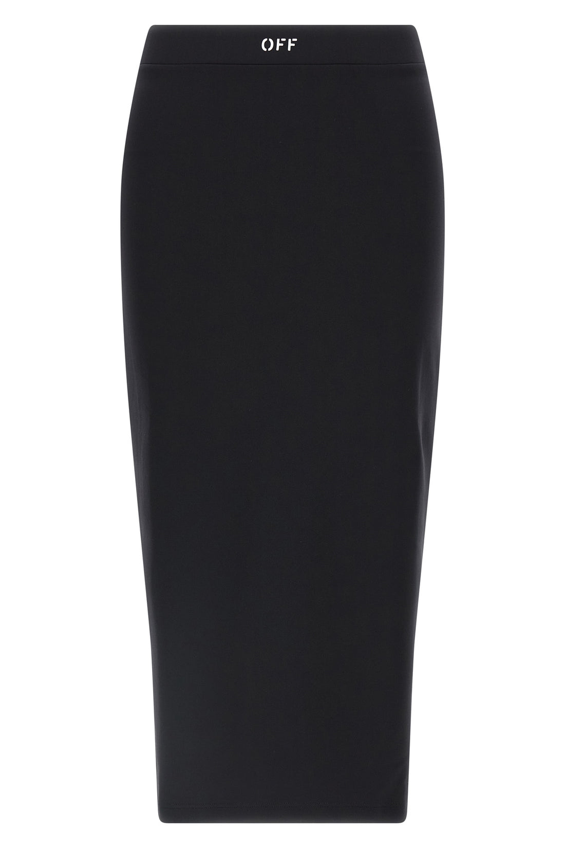 OFF-WHITE 38 midi skirt in stretch technical fabric