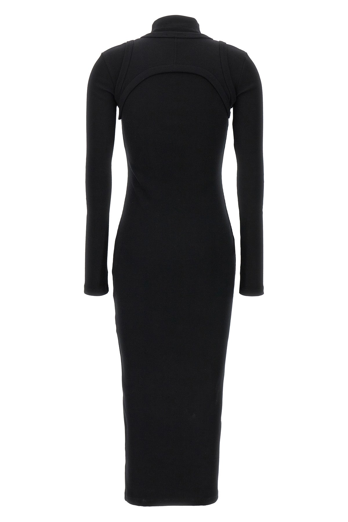 off stamp stretch cotton dress