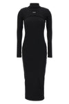 off stamp stretch cotton dress