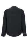 off jaquard pajama silk and cotton blend shirt