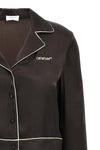 acetate and silk blend shirt