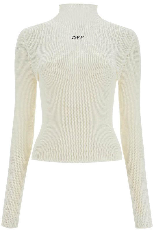 'off net high neck top'