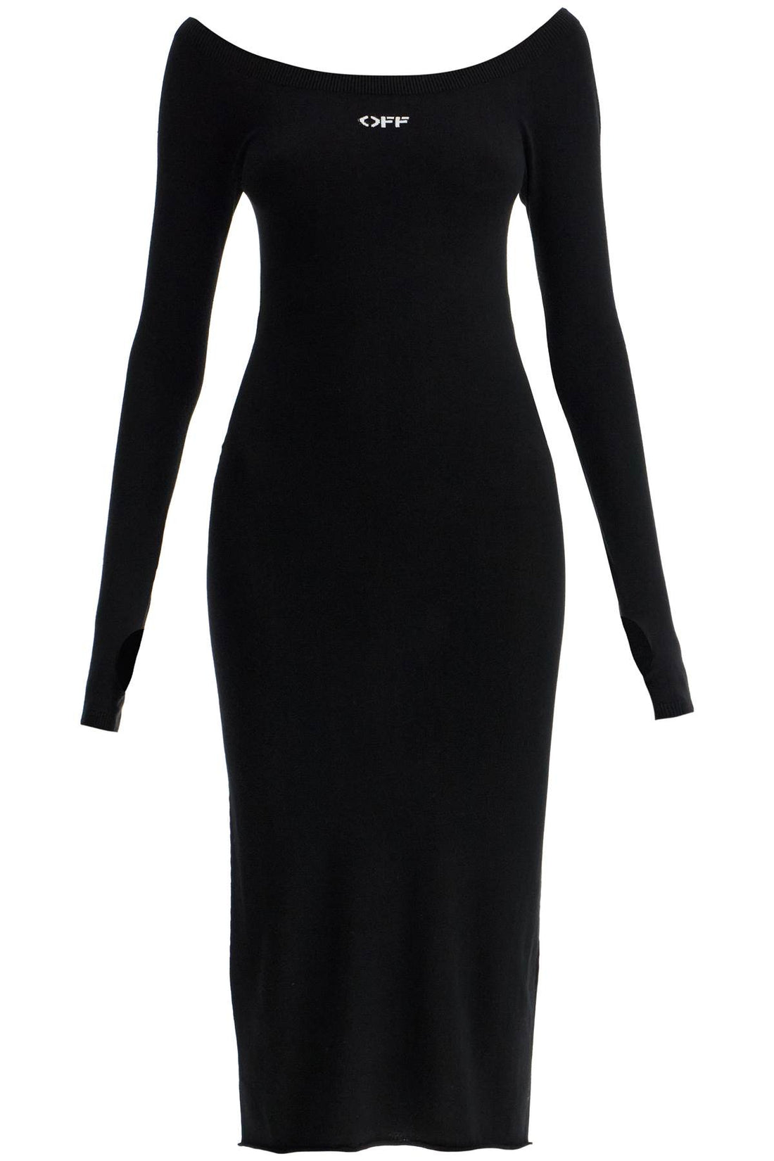 lightweight knit midi dress