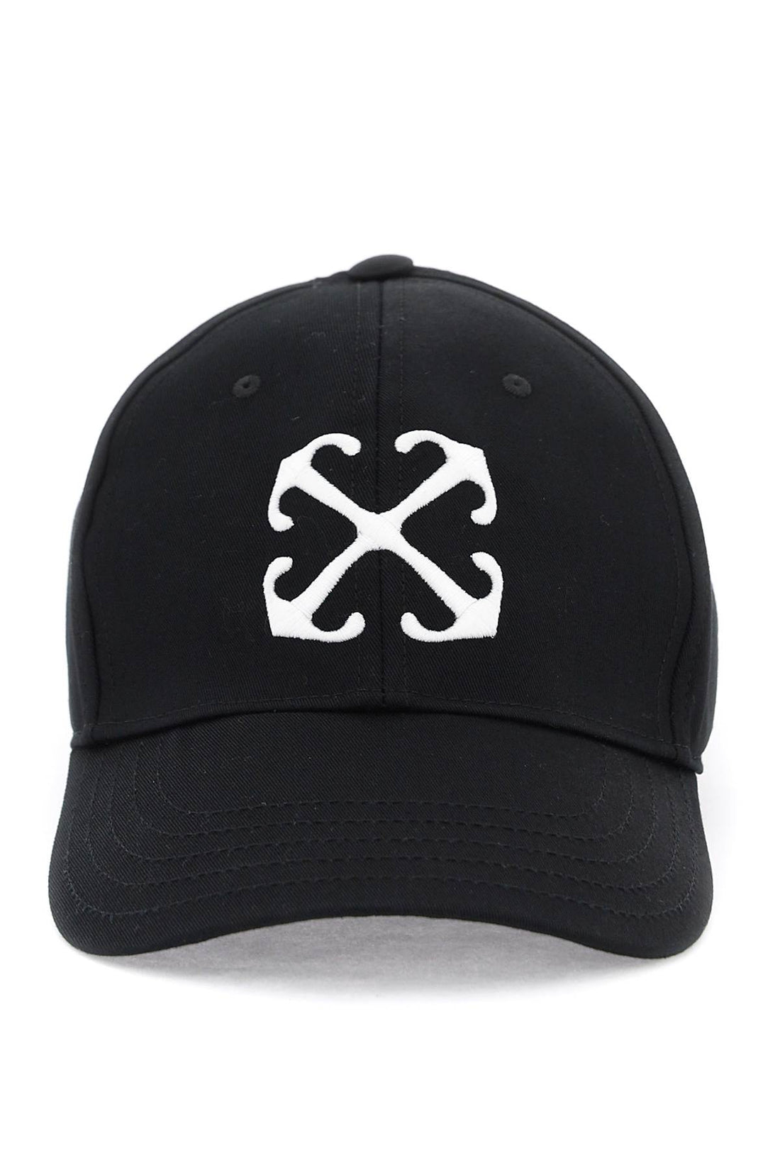 &quot;arrow logo baseball cap with adjustable