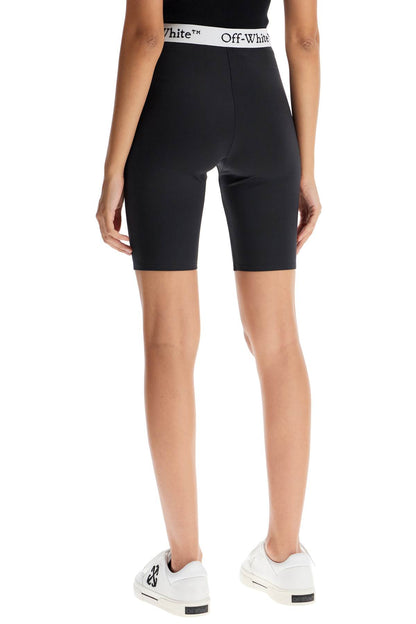 lycra logo band shorts