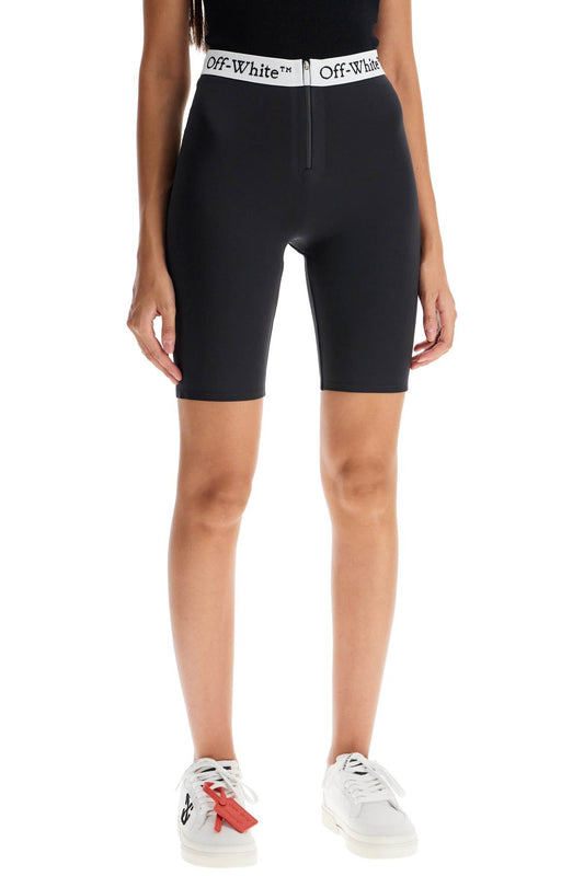 lycra logo band shorts