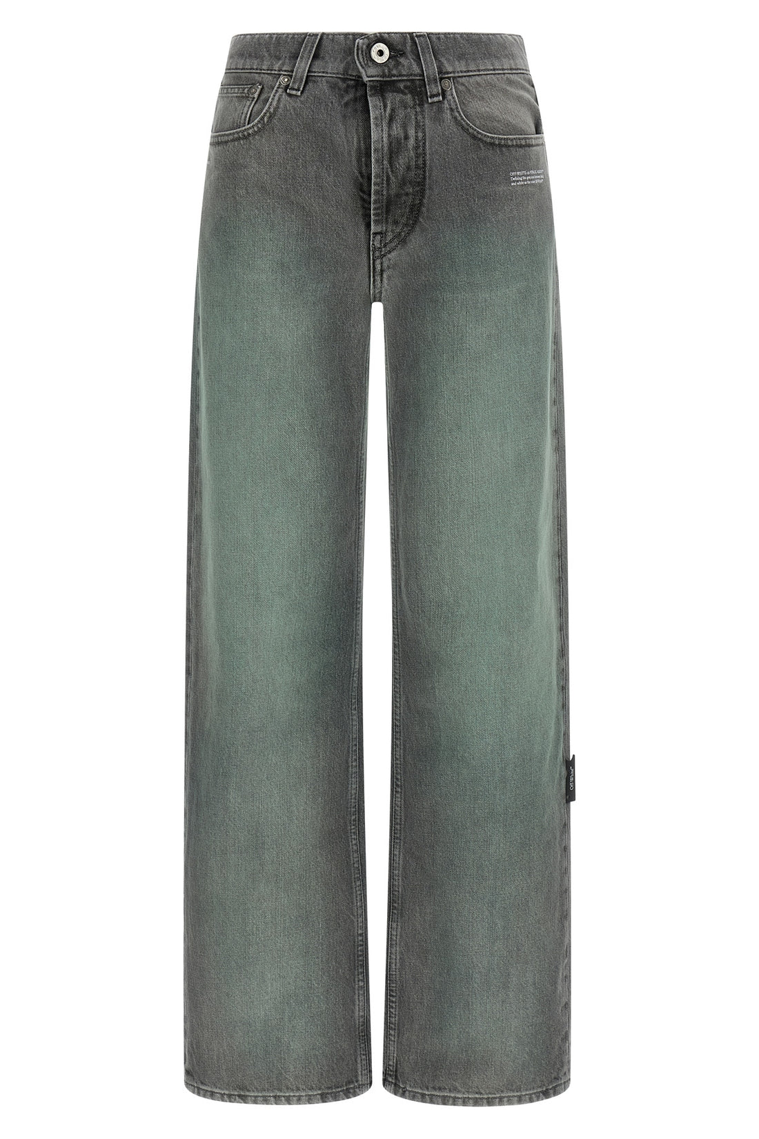 OFF-WHITE 24 spray susy cotton denim jeans