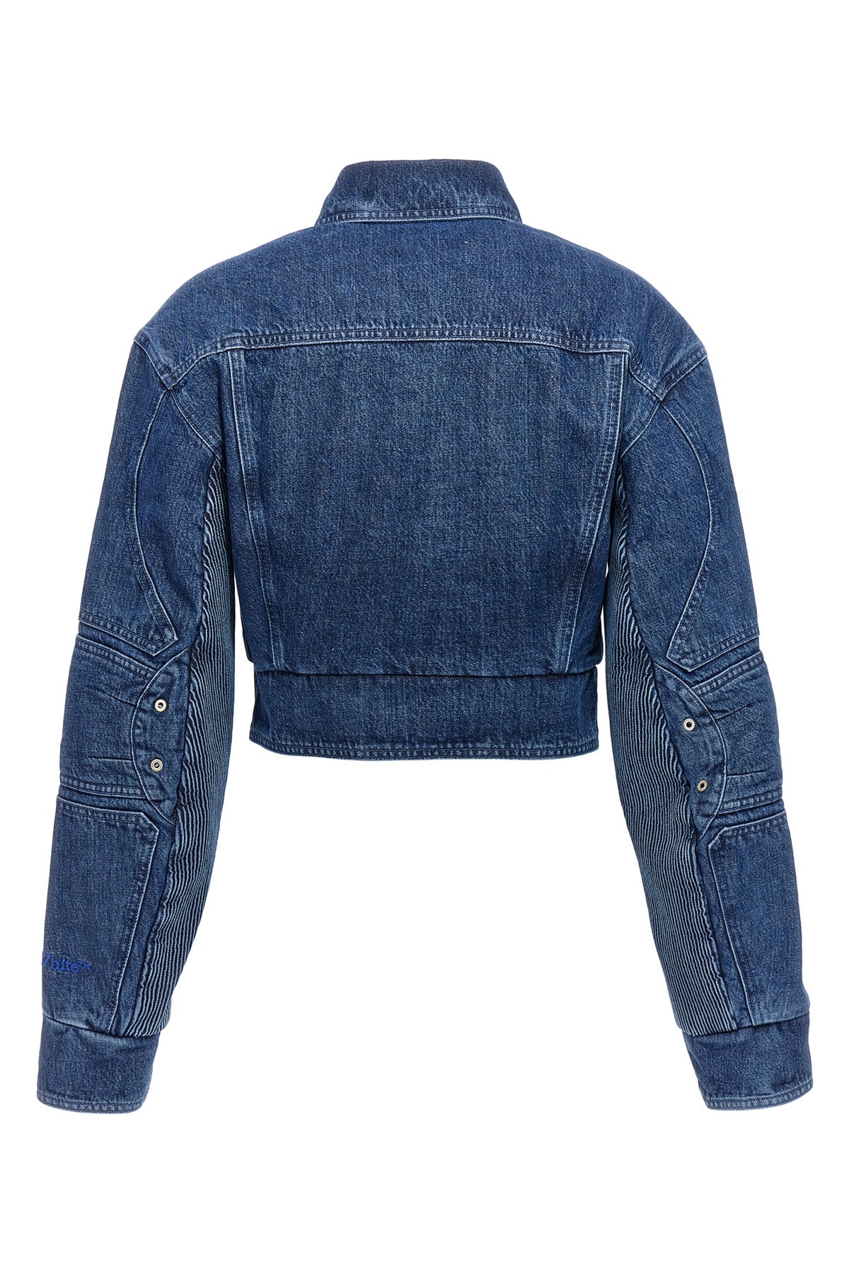 motorcycle cropped denim jacket