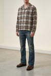 1 year dirty fade stretch denim jeans