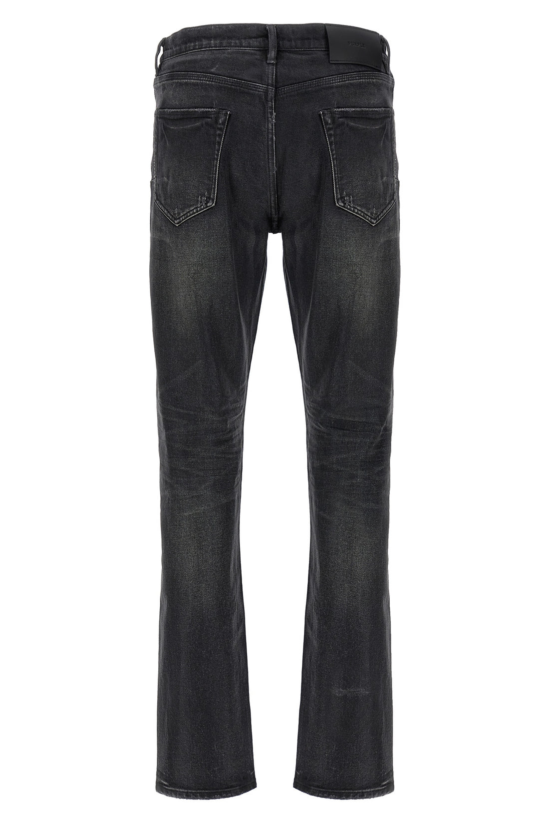 PURPLE 31 p005 double dip coated coated delavé cotton denim jeans