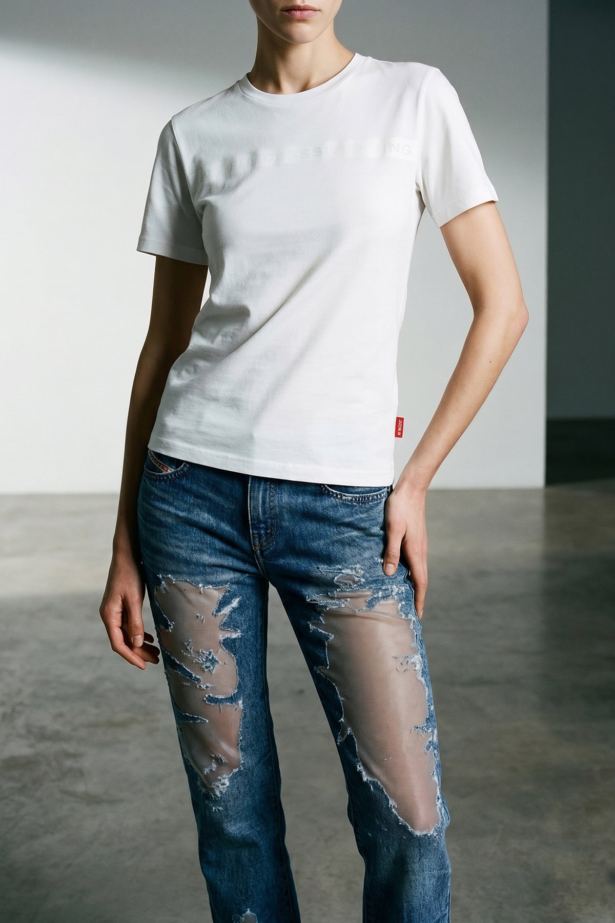 diesel x tinder pr-t-nots-chi-r t-shirt - for successful loving jersey colle